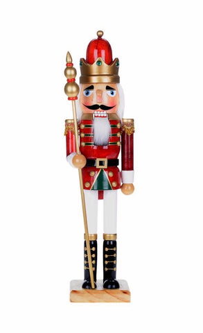 15" Nutcracker With Staff