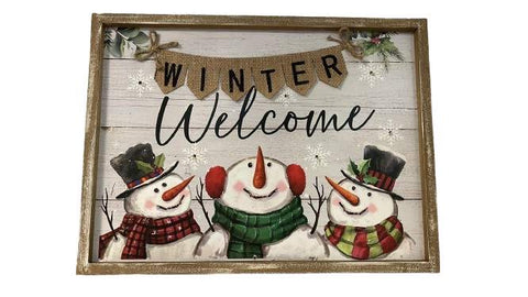 Winter Welcome LED Pic