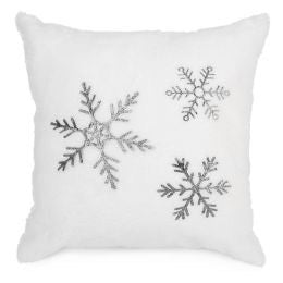 White Faux Fur Cushion NO TAX SPECIAL