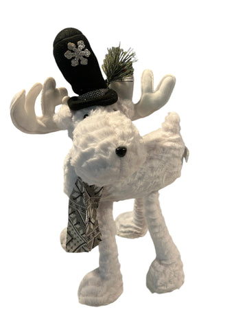 White Plush Standing Moose-NO TAX SPECIAL