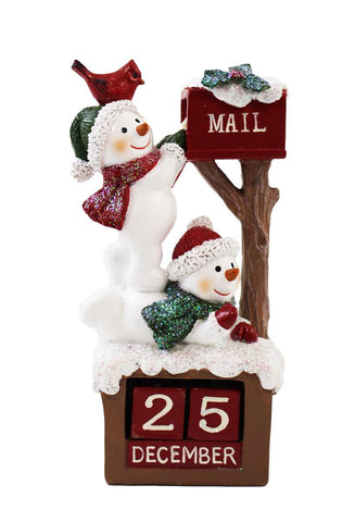 Snowman Mailbox Countdown