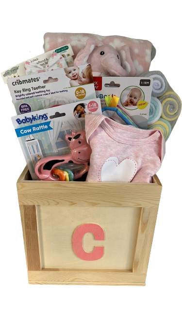 Baby Girl ABC Crate – Wicked Things Baskets & Gifts