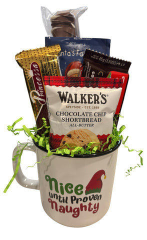Nice Until Proven Naughty Treat Mug